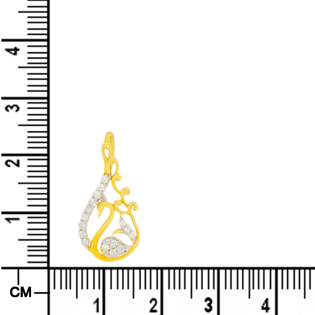 Sparkling Elegance Floral Diamond Pendant