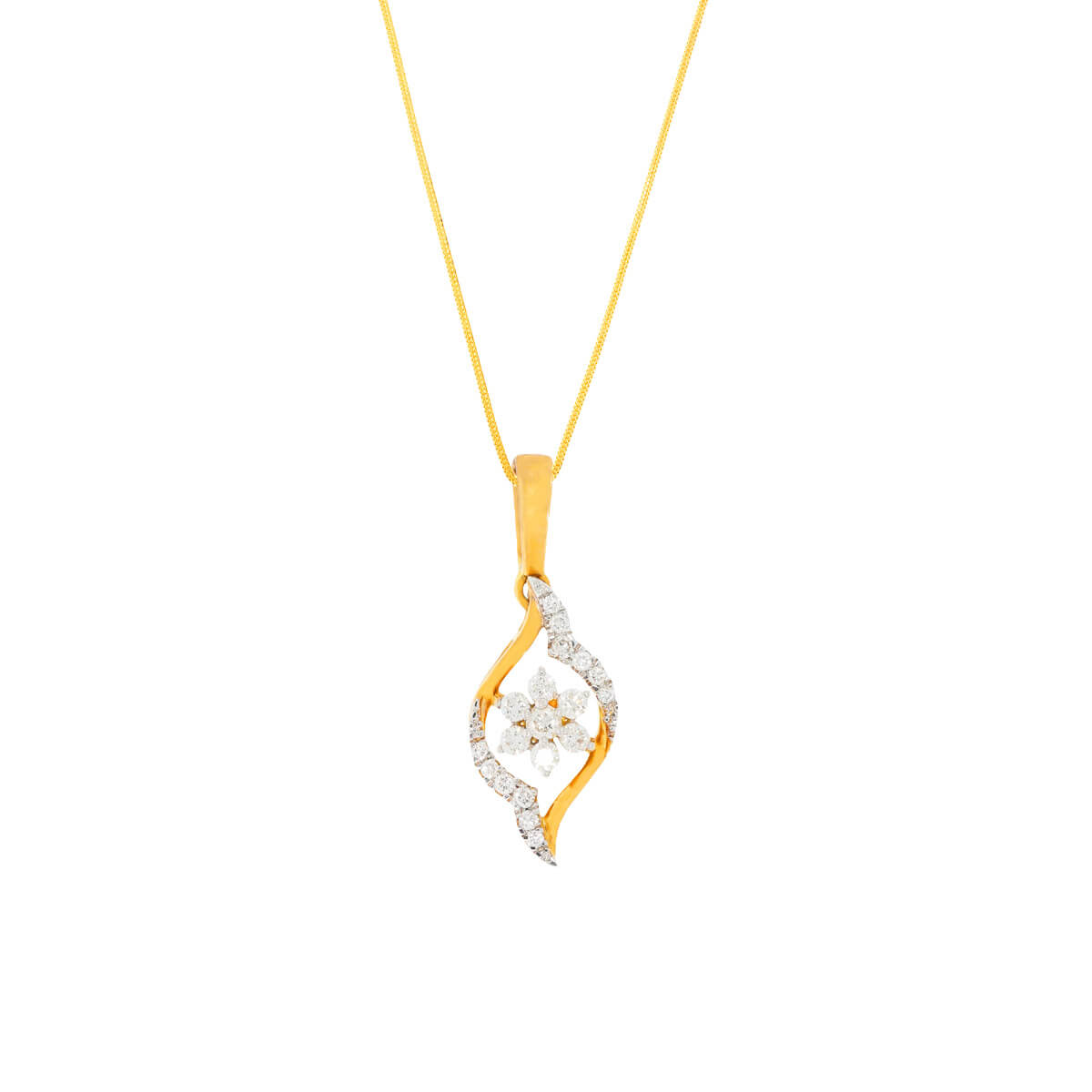 Radiant Charm Diamond Pendant