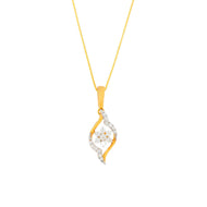 Radiant Charm Diamond Pendant