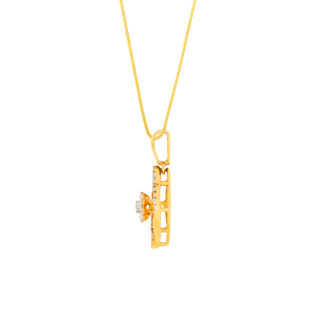 Radiant Charm Diamond Pendant