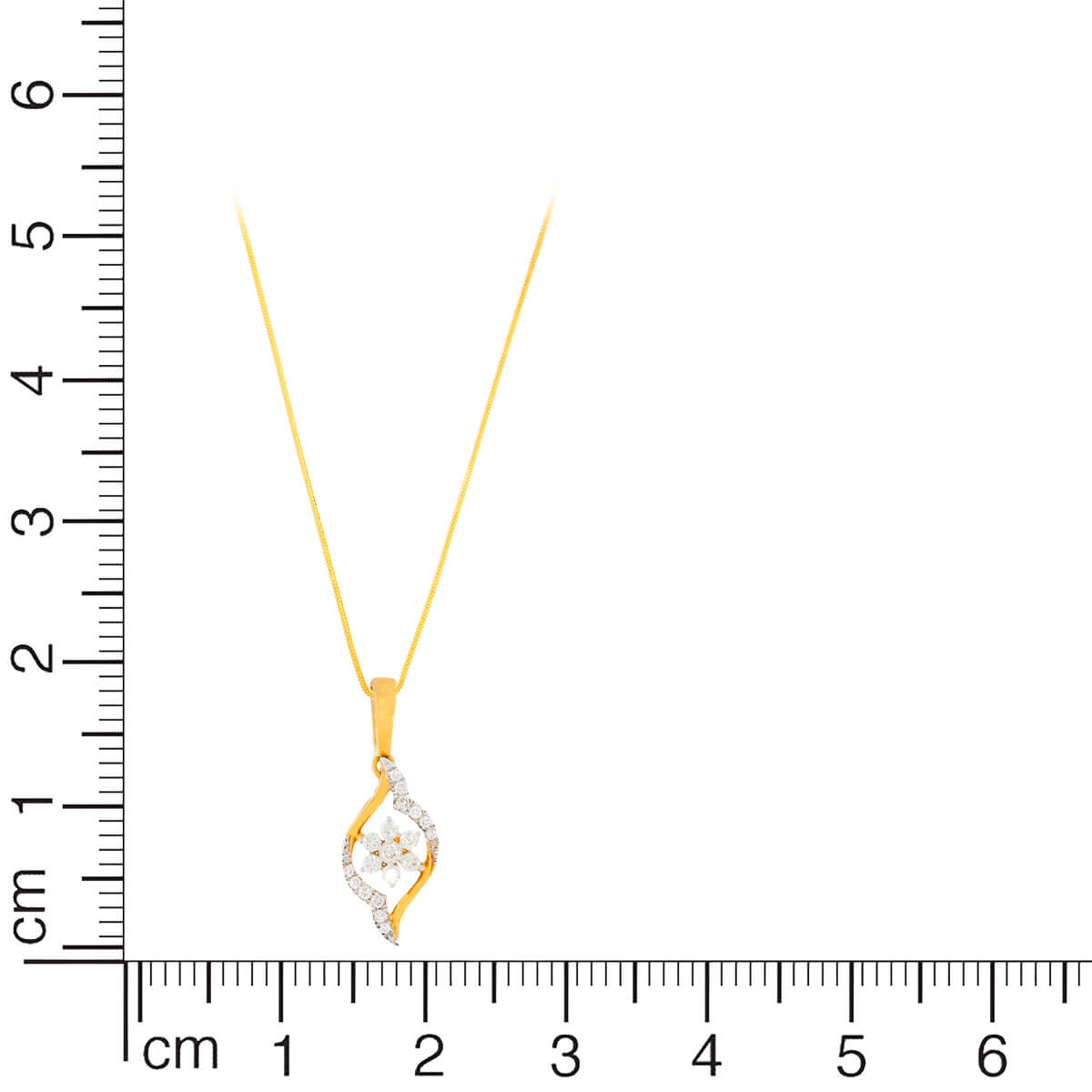 Radiant Charm Diamond Pendant