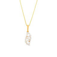Dainty Sparkling Diamond Pendant