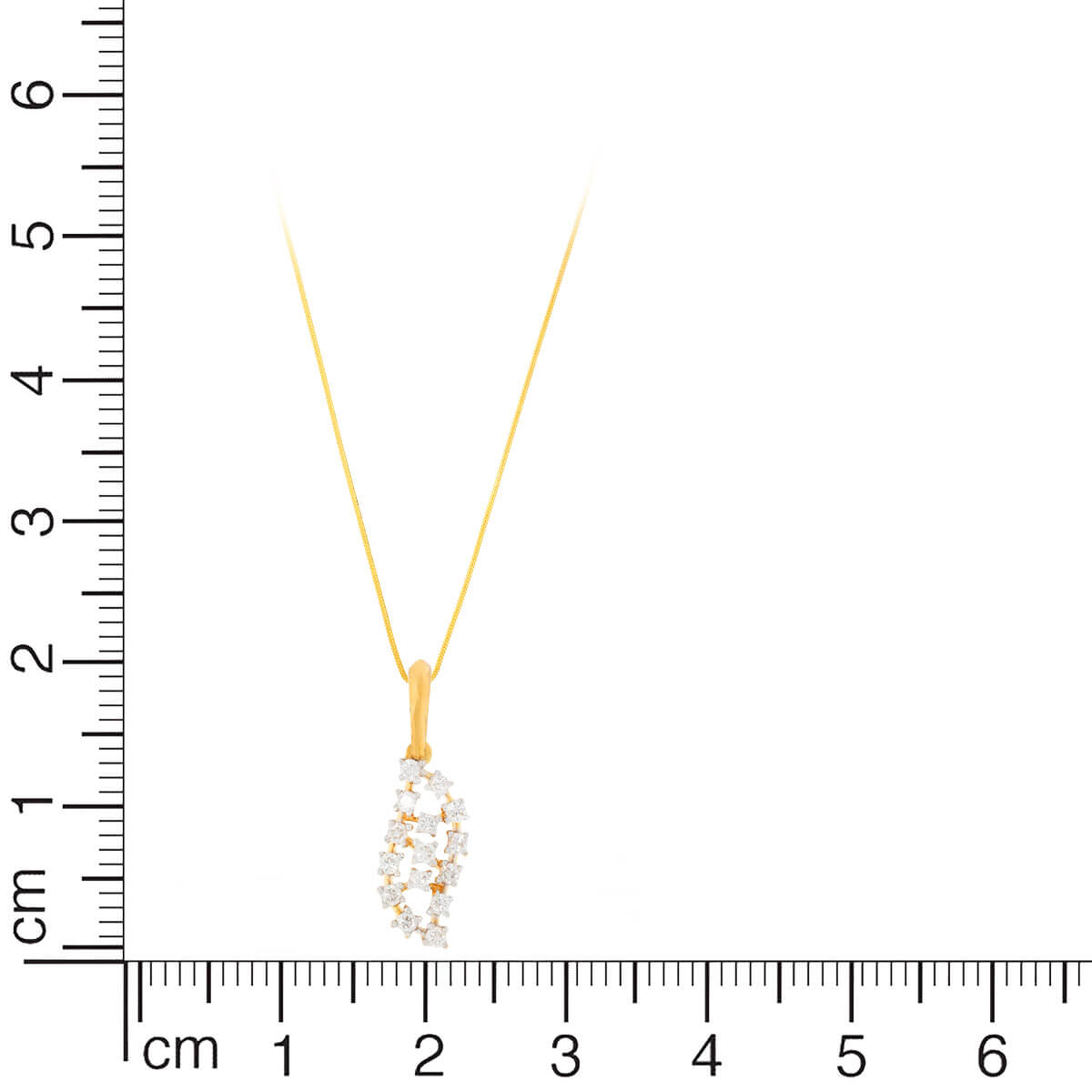 Dainty Sparkling Diamond Pendant