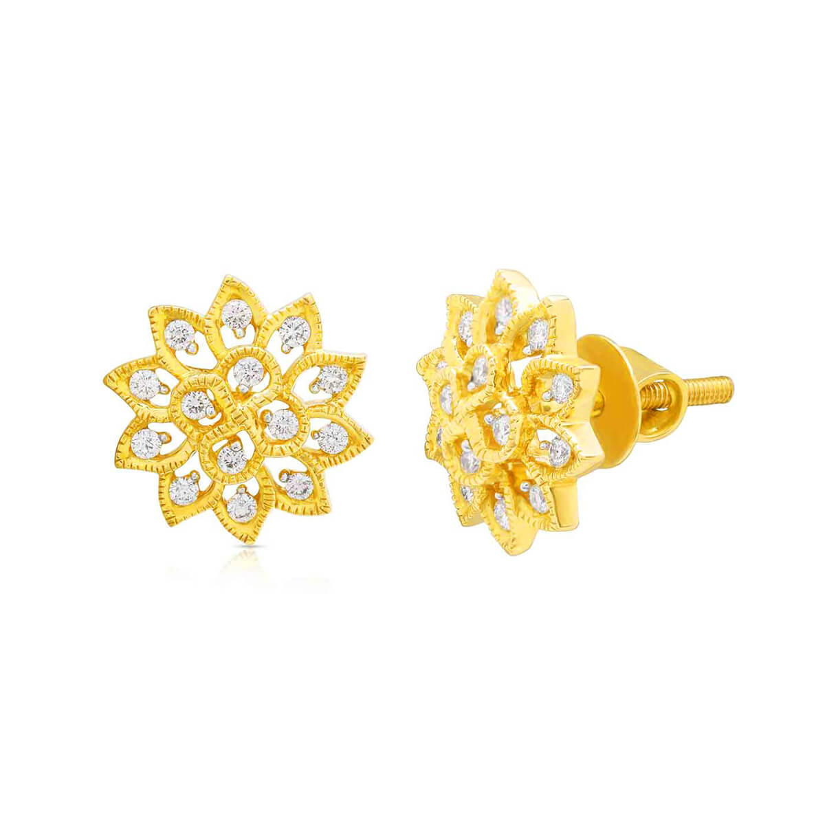 Sunbeam Floral Radiance Diamond Pendant Set