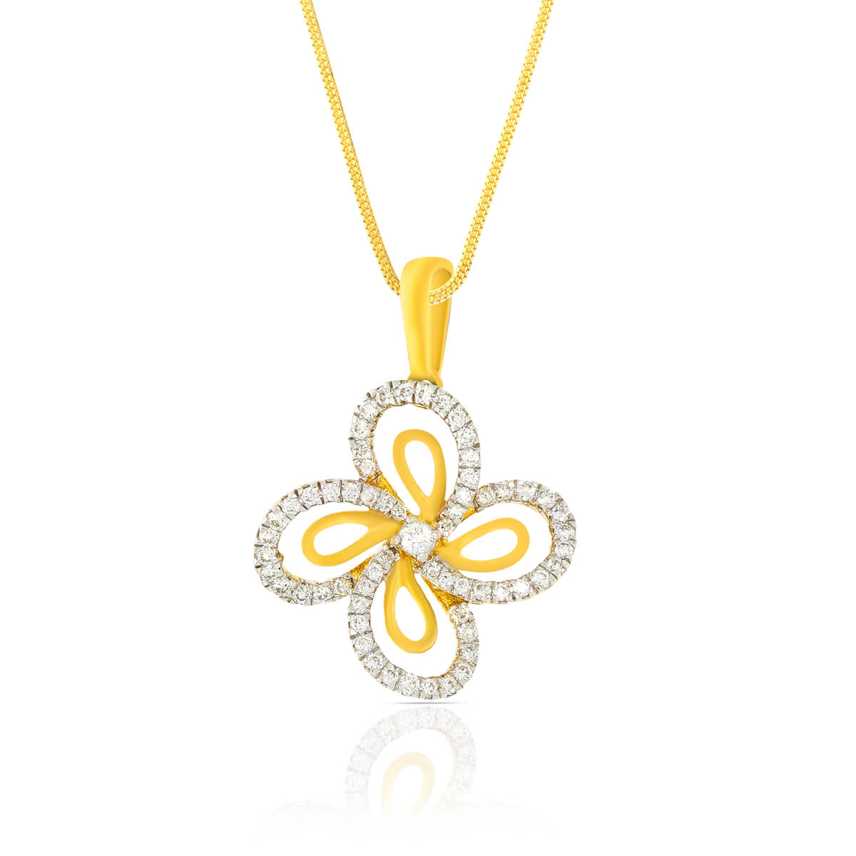 Floral Splendour Diamond Pendant