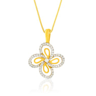 Floral Splendour Diamond Pendant