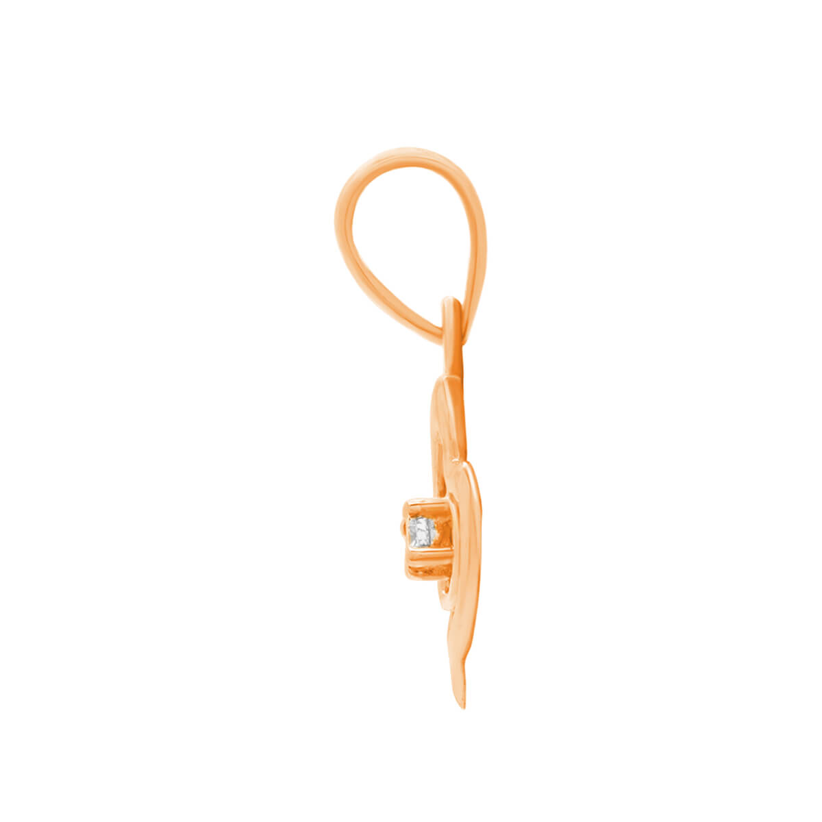 Charming Hearts Diamond Rose Gold Pendant