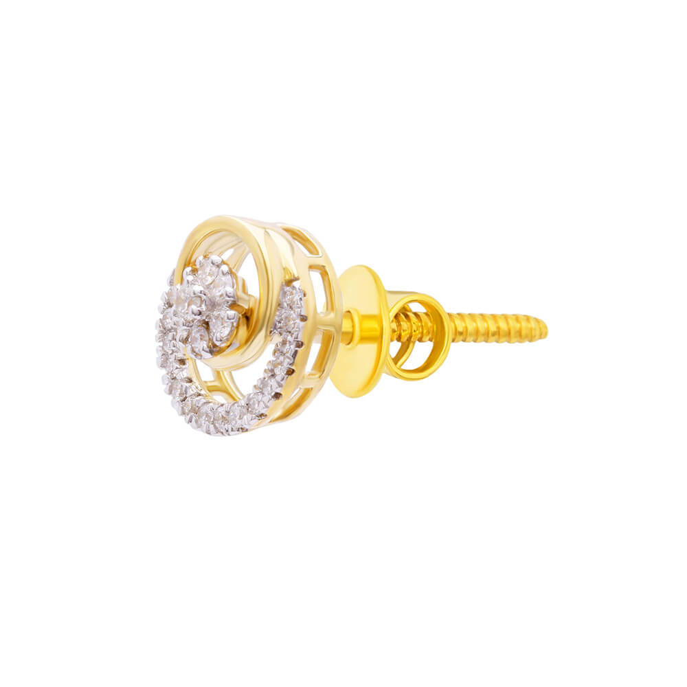 Dazzling Flora in Orbs Diamond Pendant Set