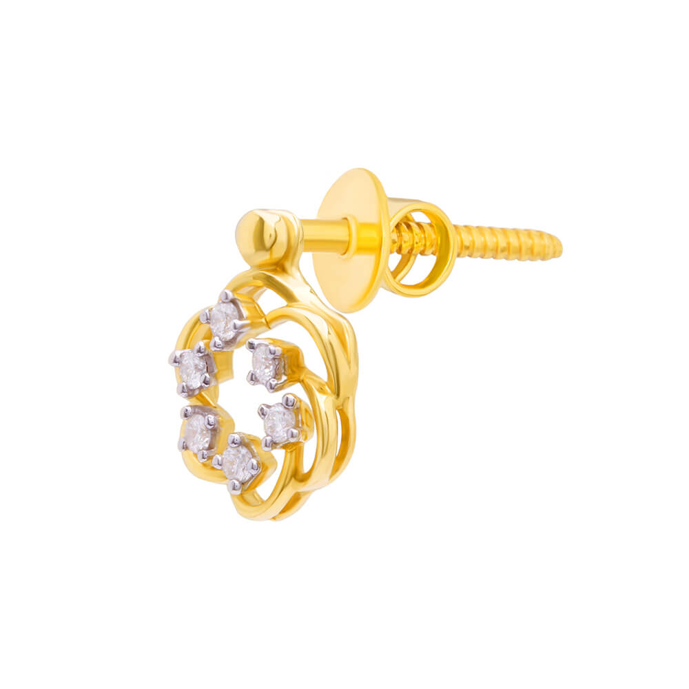 Simple Charm Dazzle Diamond Pendant Set