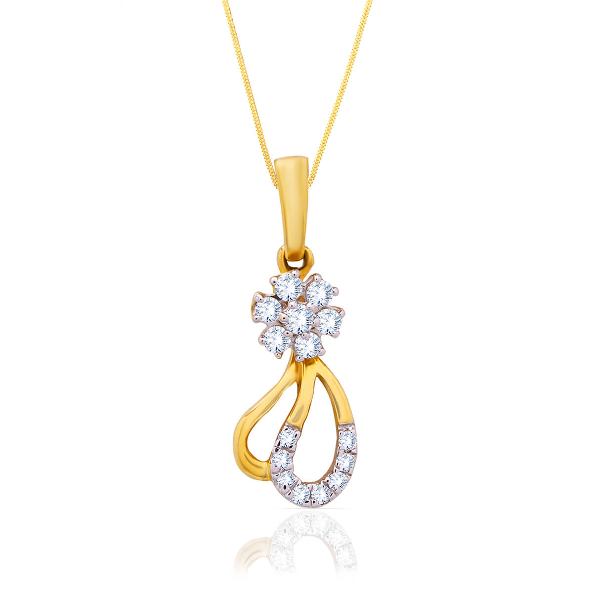 Charming Dazzle Diamond Pendant Set