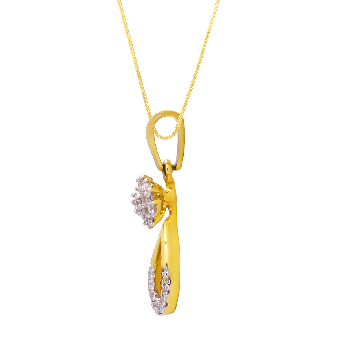 Charming Dazzle Diamond Pendant Set