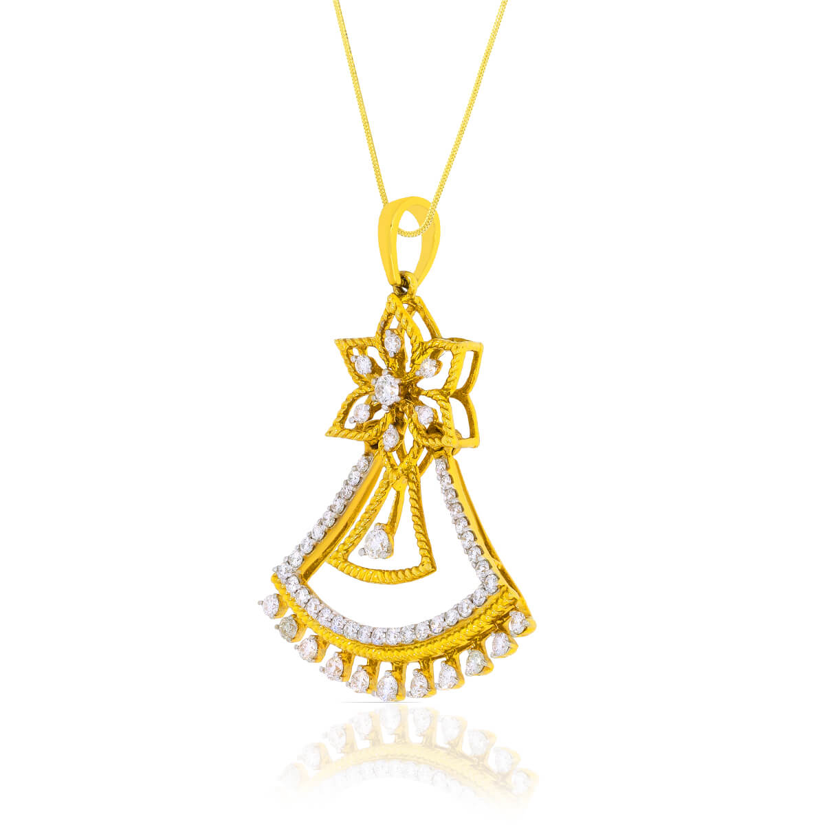 Blossom Glow Diamond Pendant