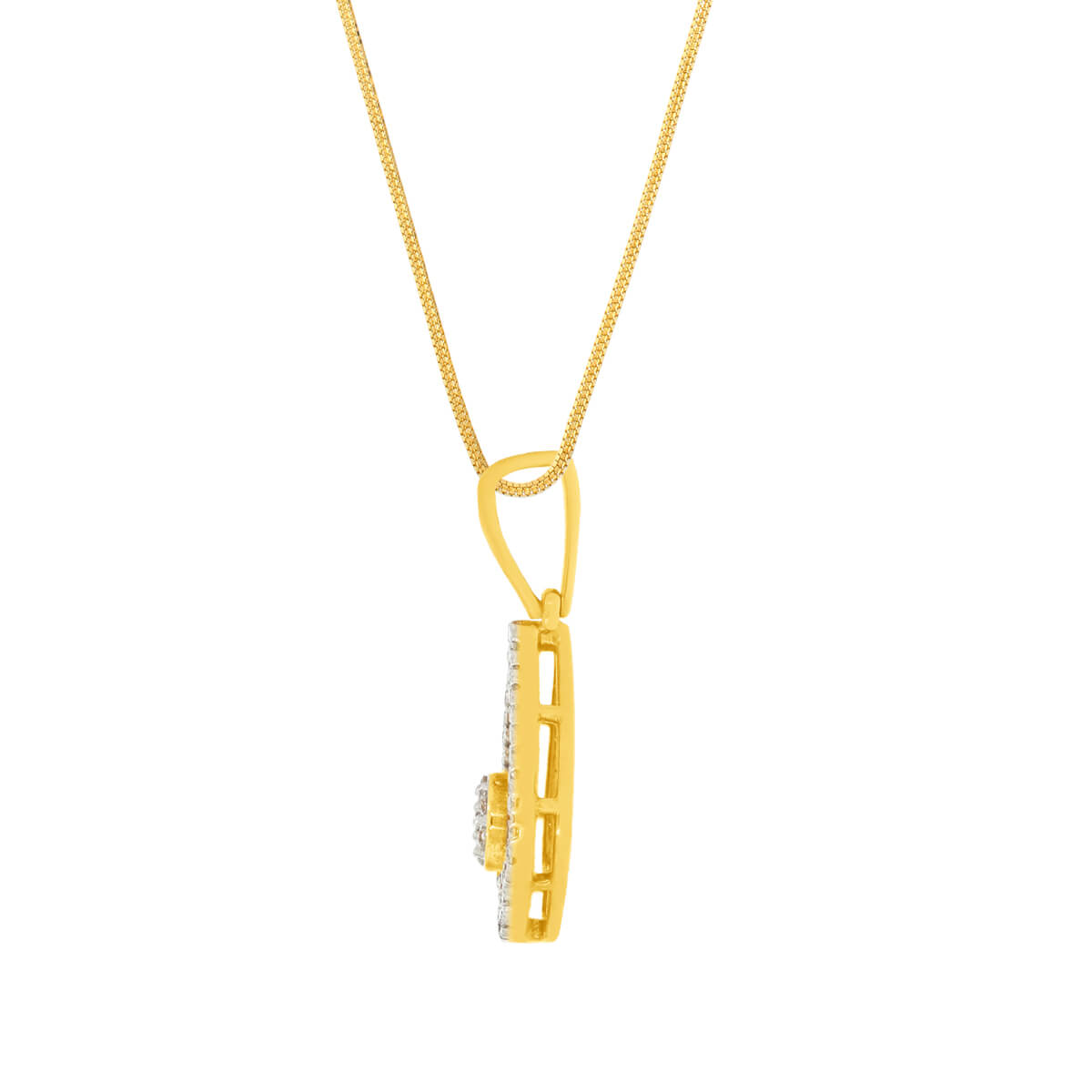 Sparkling Bloom Diamond Pendant