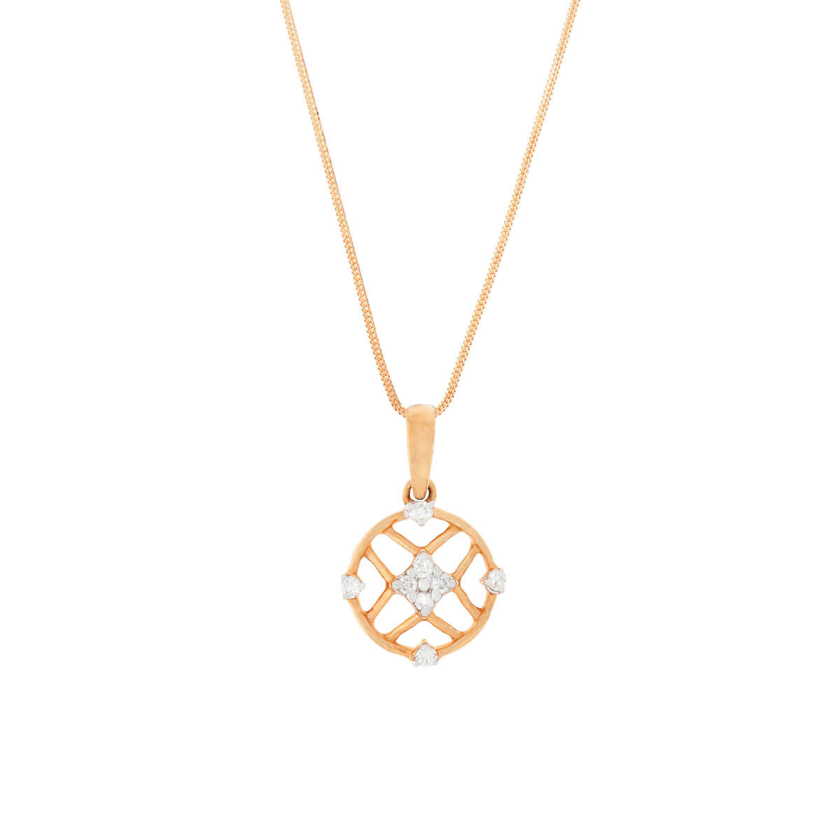 Stunning Sphere Diamond Pendant