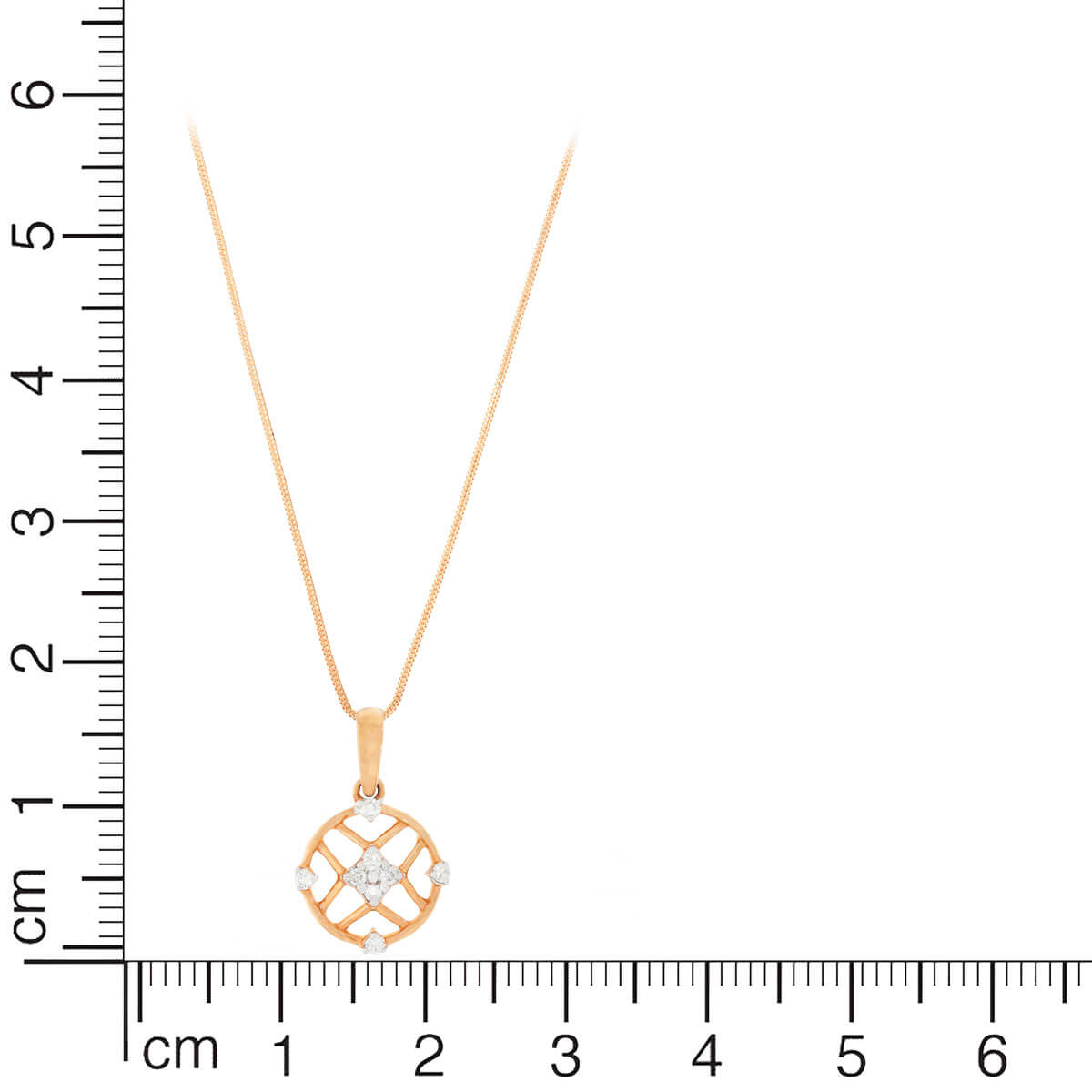 Stunning Sphere Diamond Pendant