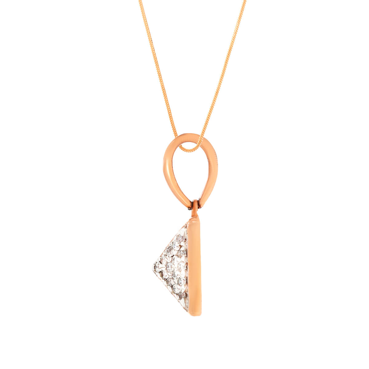 Bold Shiny Diamond Pendant Set