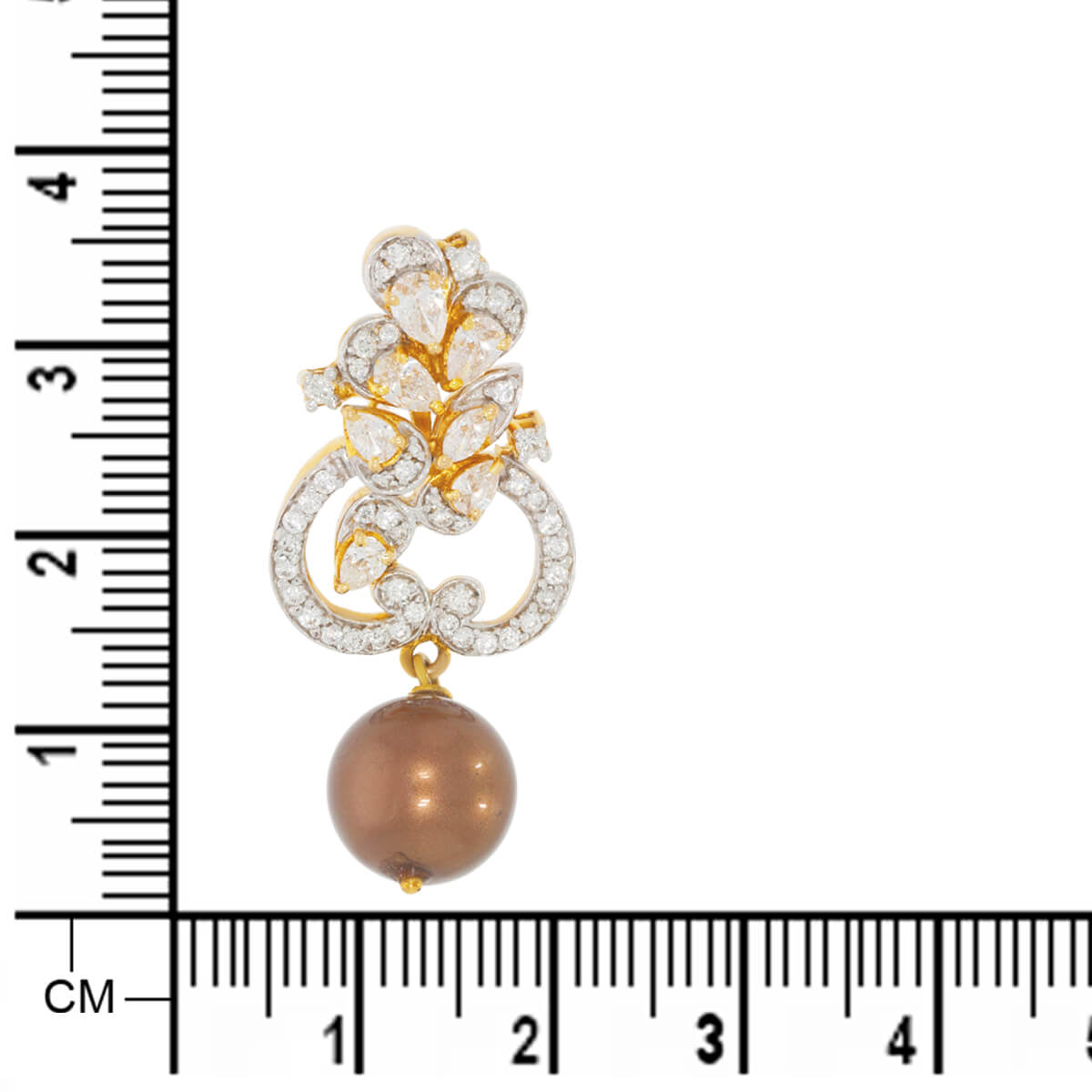 Enigmatic Flora Shine Diamond Pendant