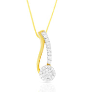 Chic Dazzle Diamond Pendant