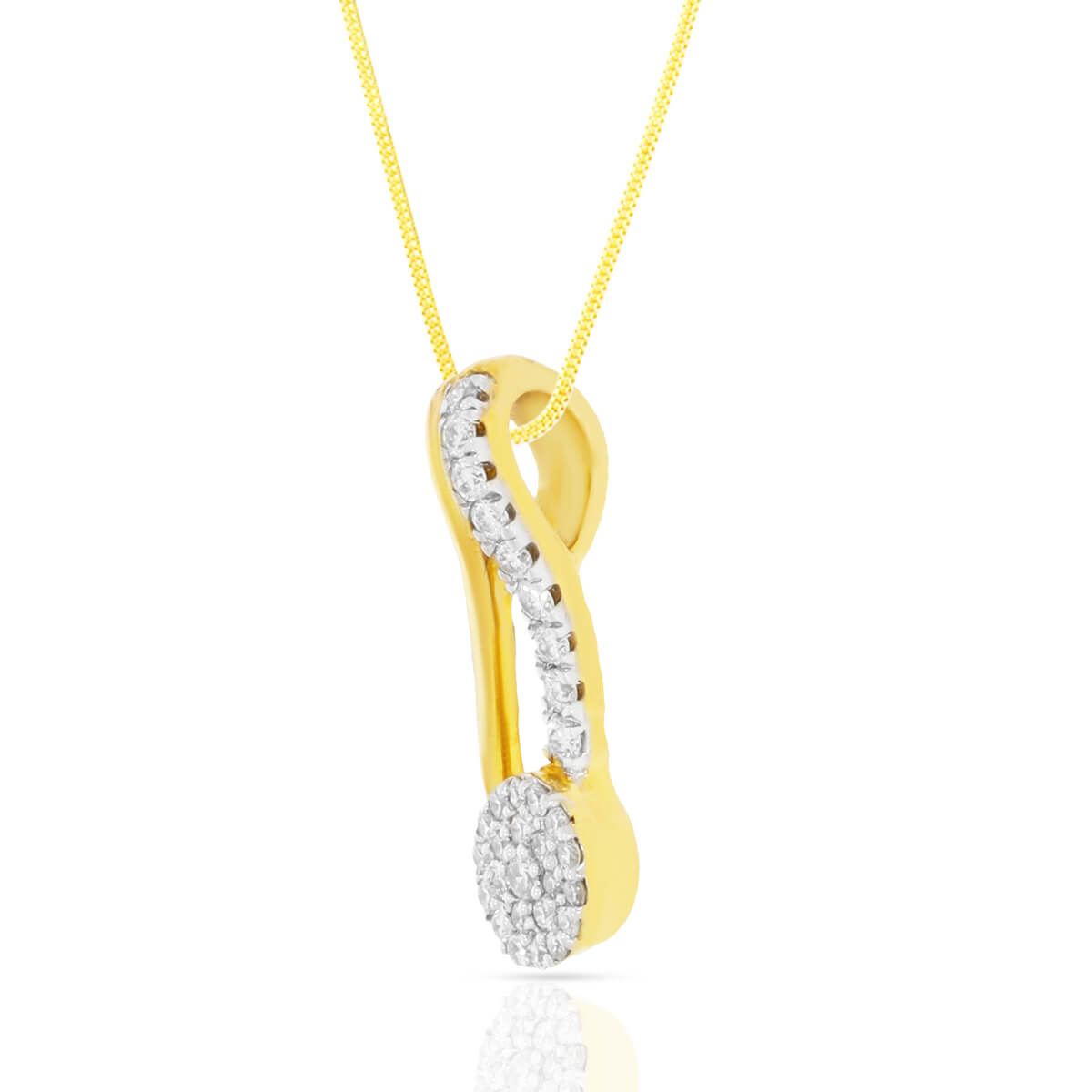 Chic Dazzle Diamond Pendant