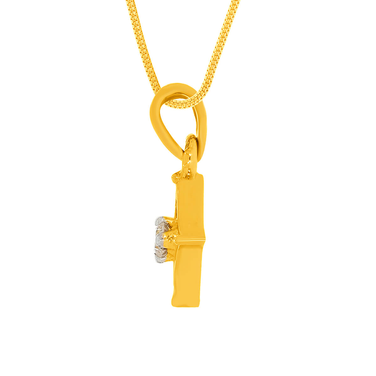 Stylish Star Glow Diamond Pendant