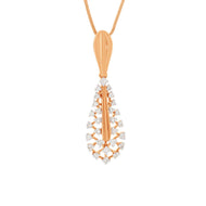 Petite Dazzle Diamond Rose Gold Pendant