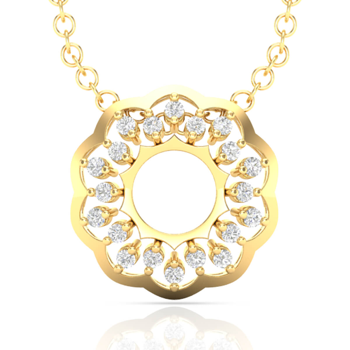 Classic Radiance Diamond Pendant