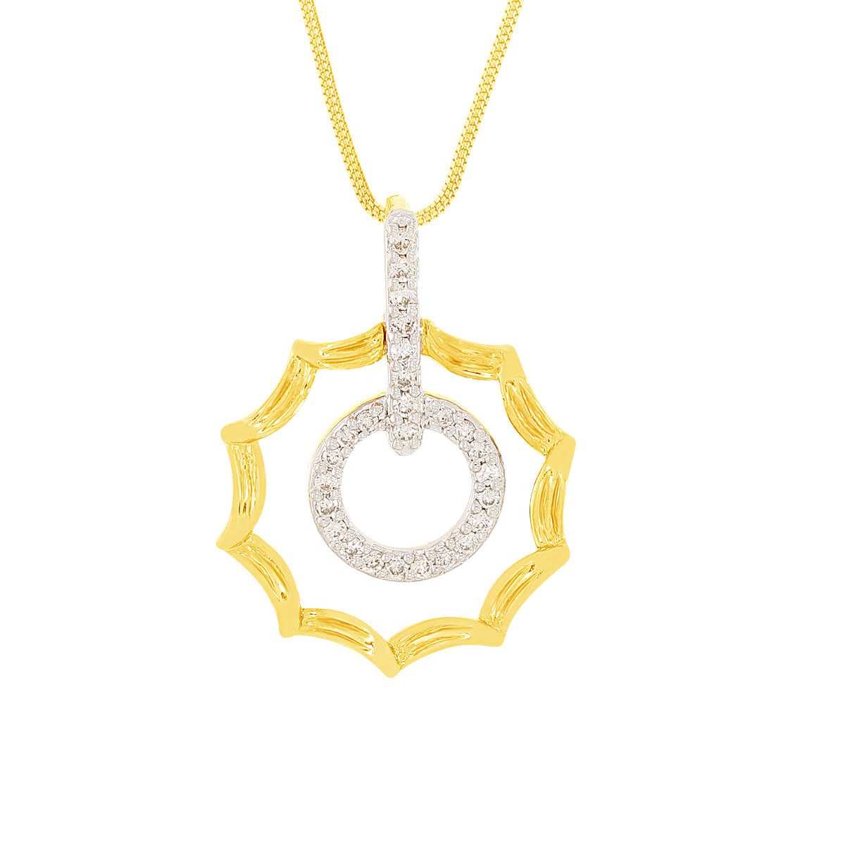 Gleaming Grace Diamond Pendant