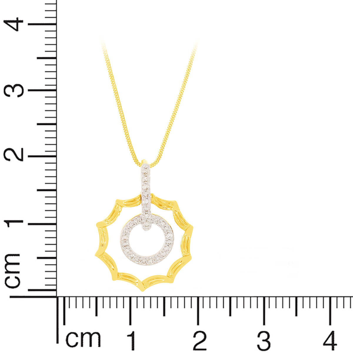 Gleaming Grace Diamond Pendant