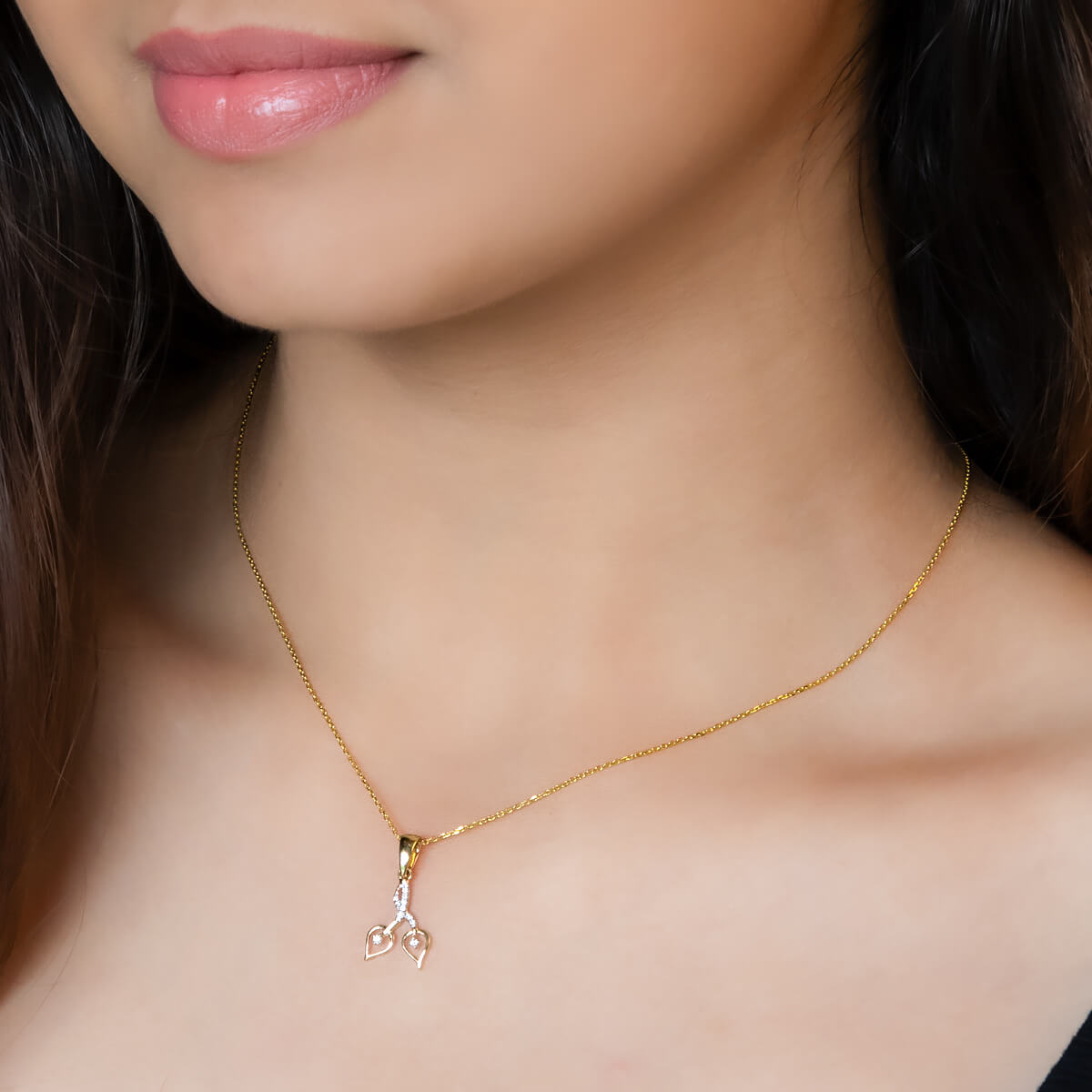 Dazzling Elegance Gold Pendant for Women