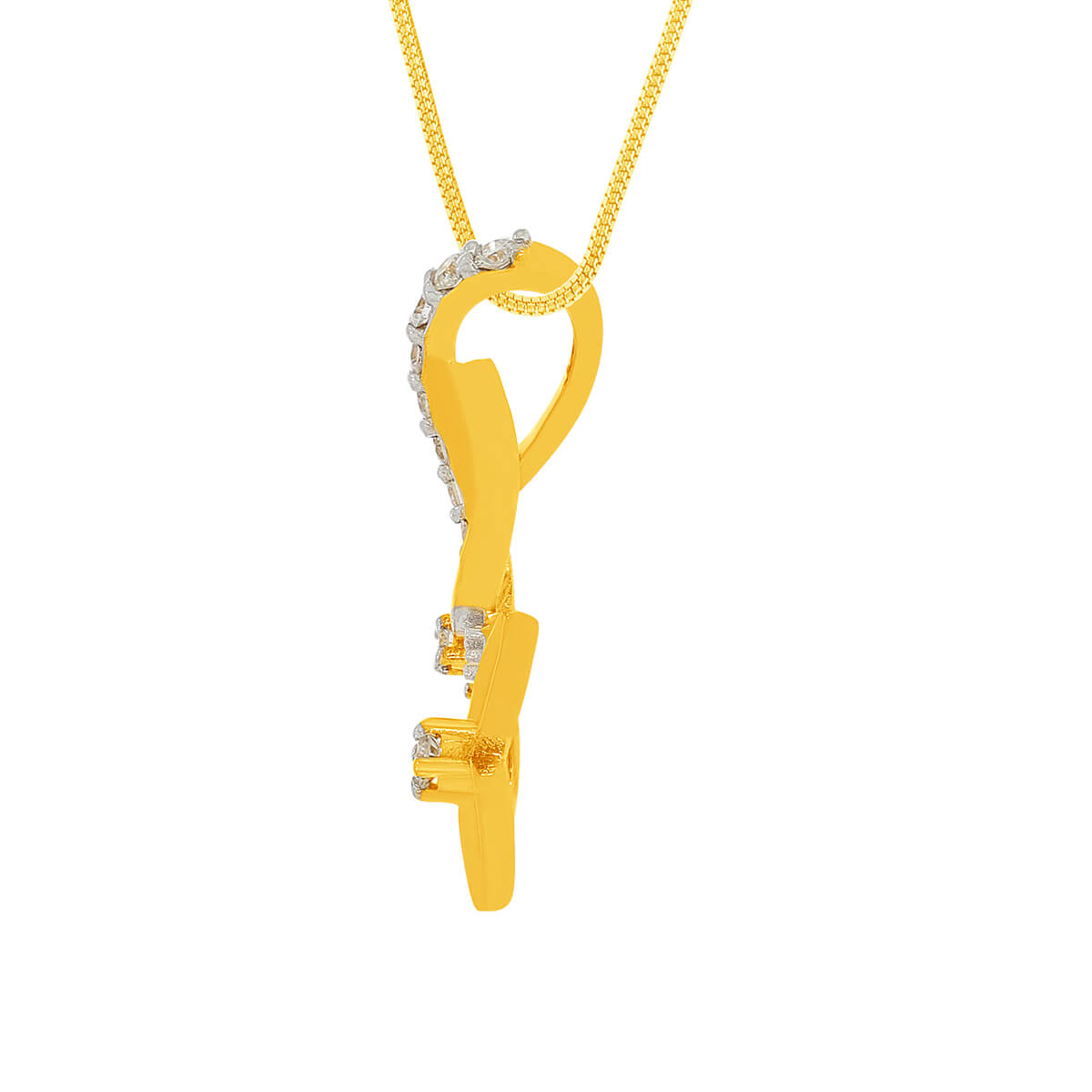 Chic Clover Radiance Diamond Pendant