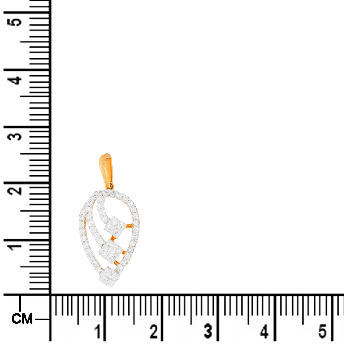 Premium Dazzle Diamond Rose Gold Pendant