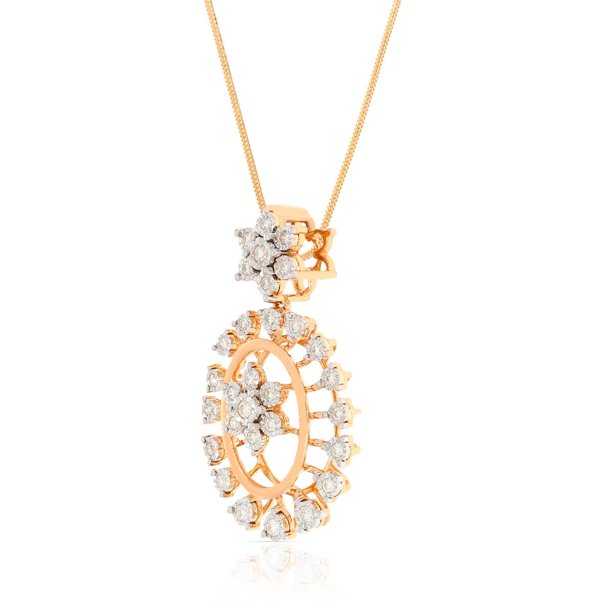 Marvelous Starlit Diamond Pendant Set
