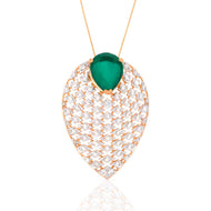 Vintage Vibrance Diamond Rose Gold Pendant