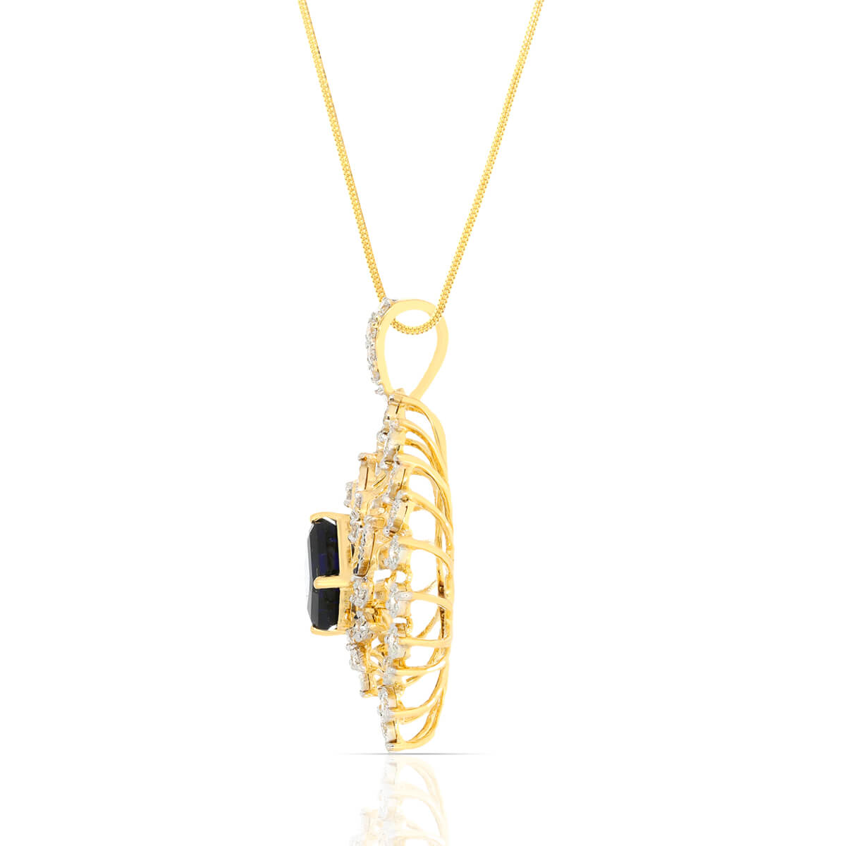 Elegant Dazzle Diamond Pendant Set