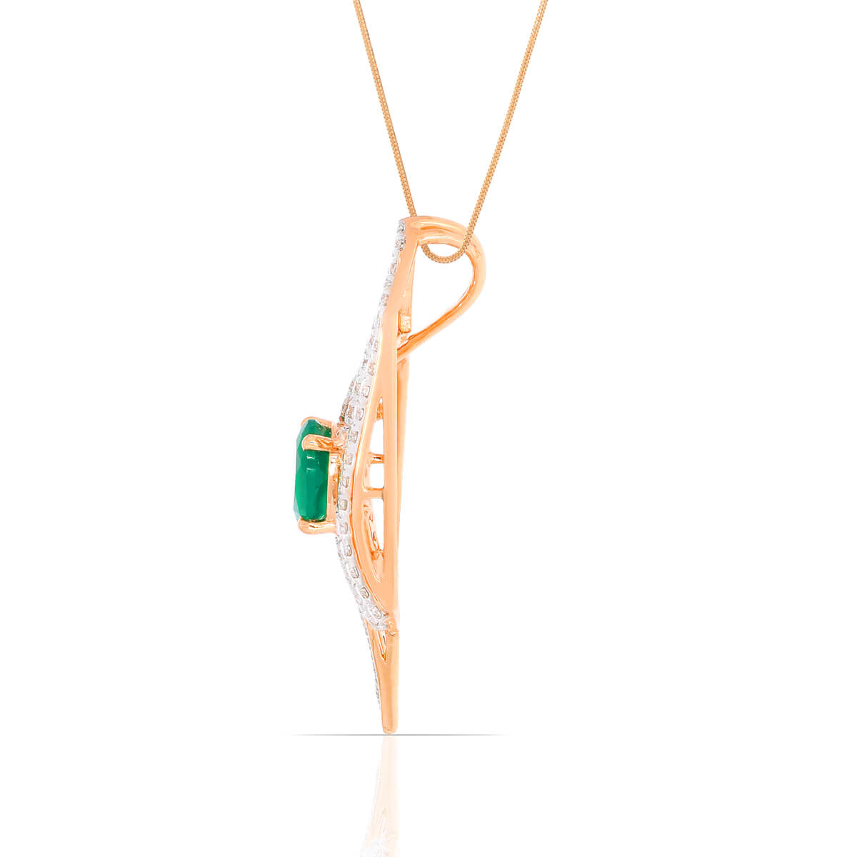 Enigmatic Dazzle Diamond Pendant Set