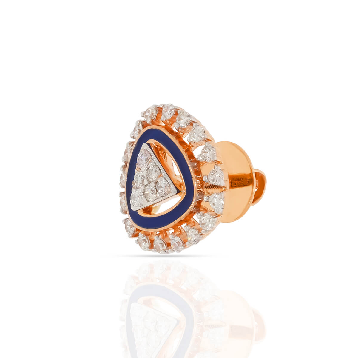 Trigonal Dazzle Diamond Pendant Set
