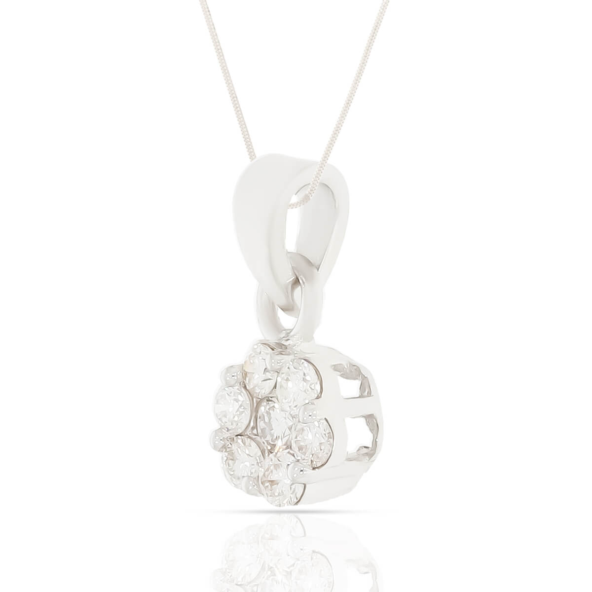 Stunning Hexa Dazzle Diamond Pendant Set