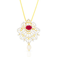 Enigmatic Vibrance Diamond Pendant
