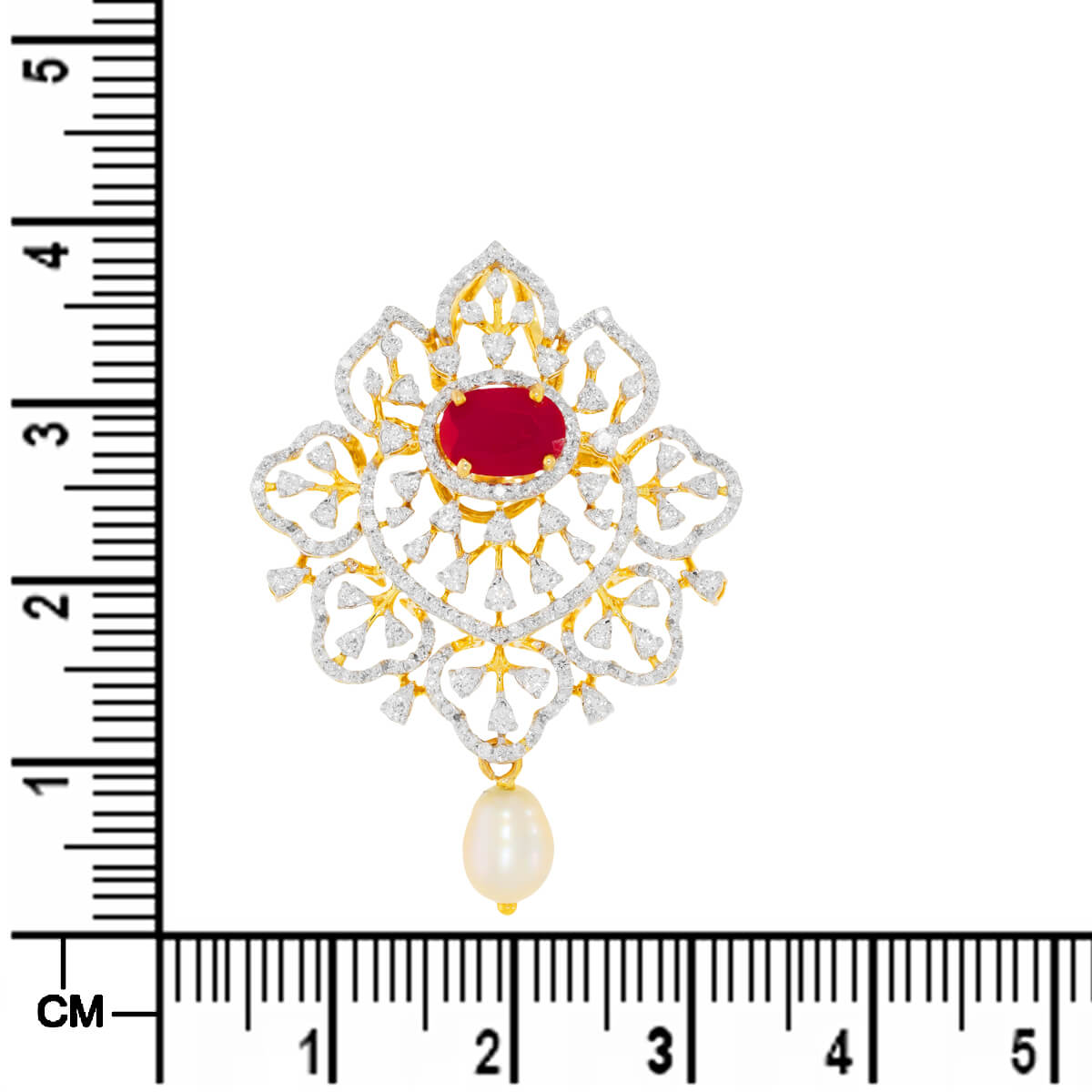 Enigmatic Vibrance Diamond Pendant