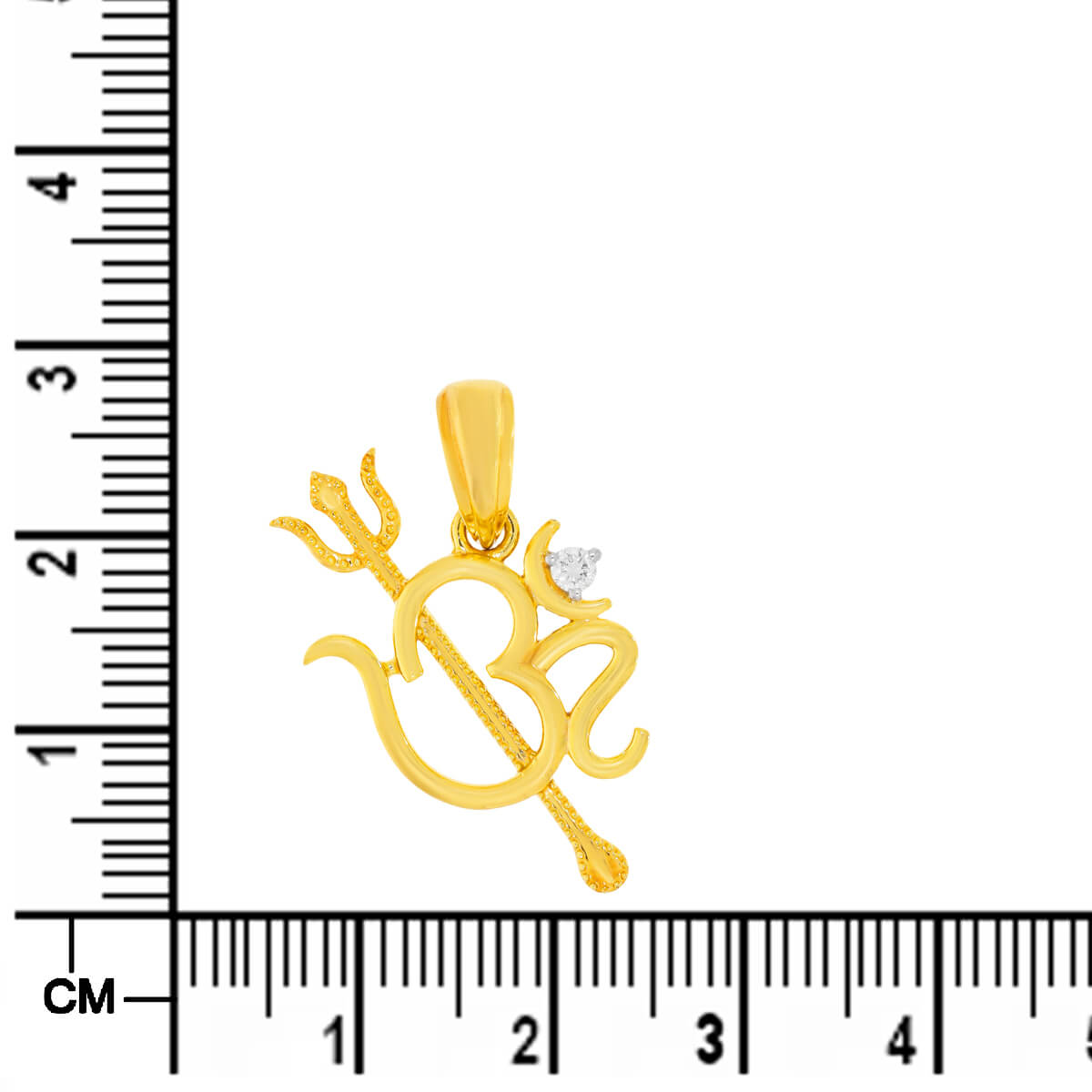 Majestic Aura Shiva 18K Diamond Pendant