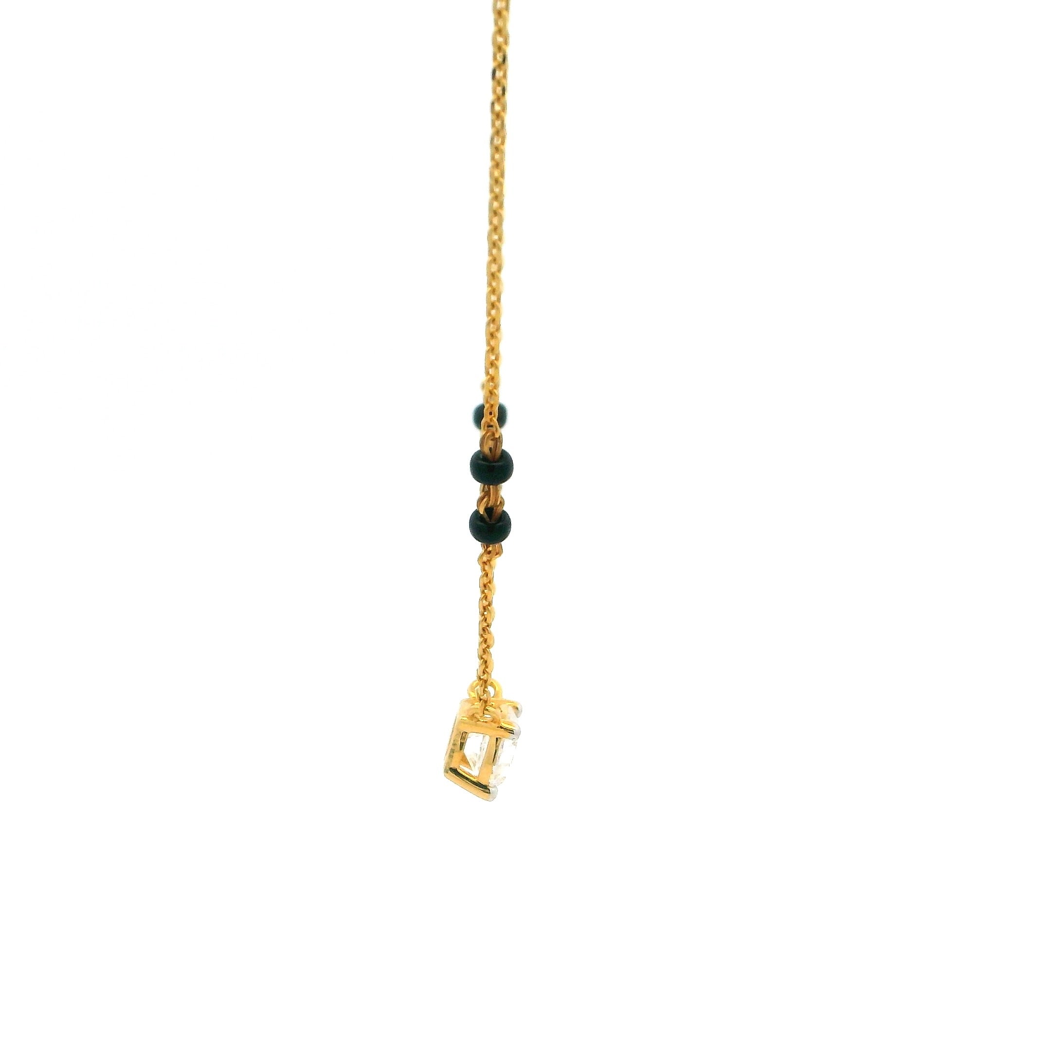 9K Lab Grown Diamond Mangalsutra