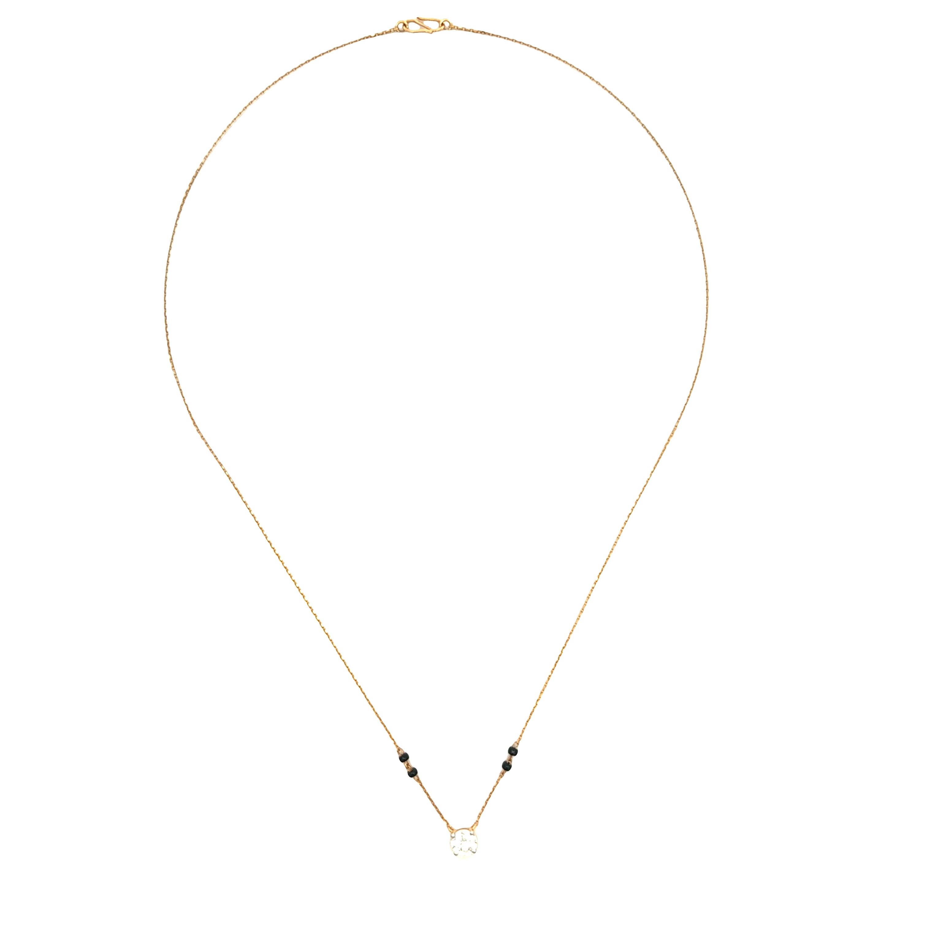 9K Lab Grown Diamond Mangalsutra