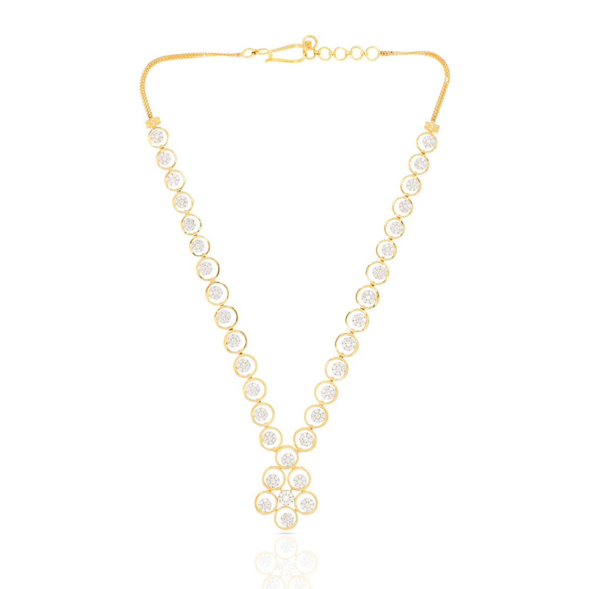 Classic Flora Radiance Diamond Short Necklace