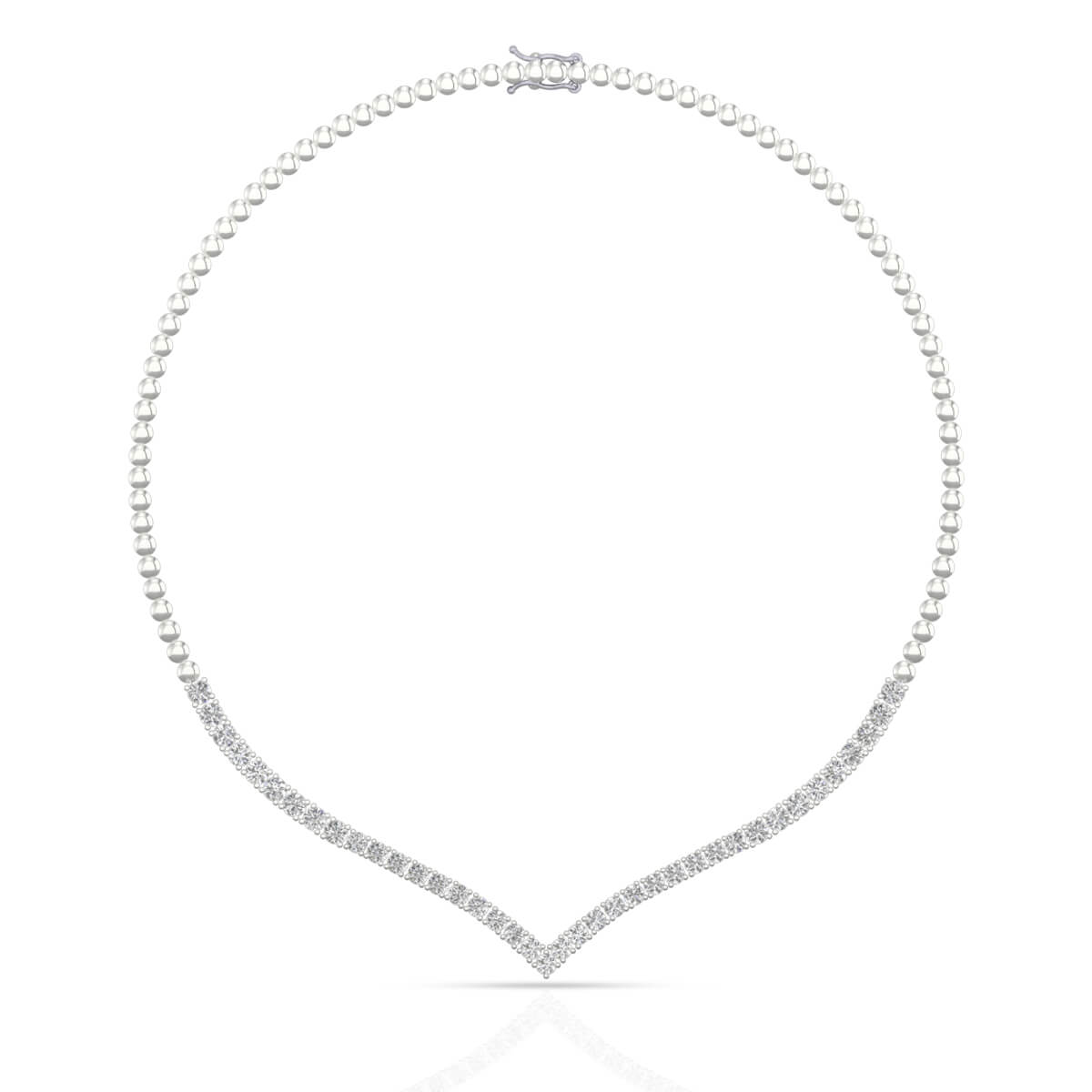Modern Spark Diamond Short Necklace