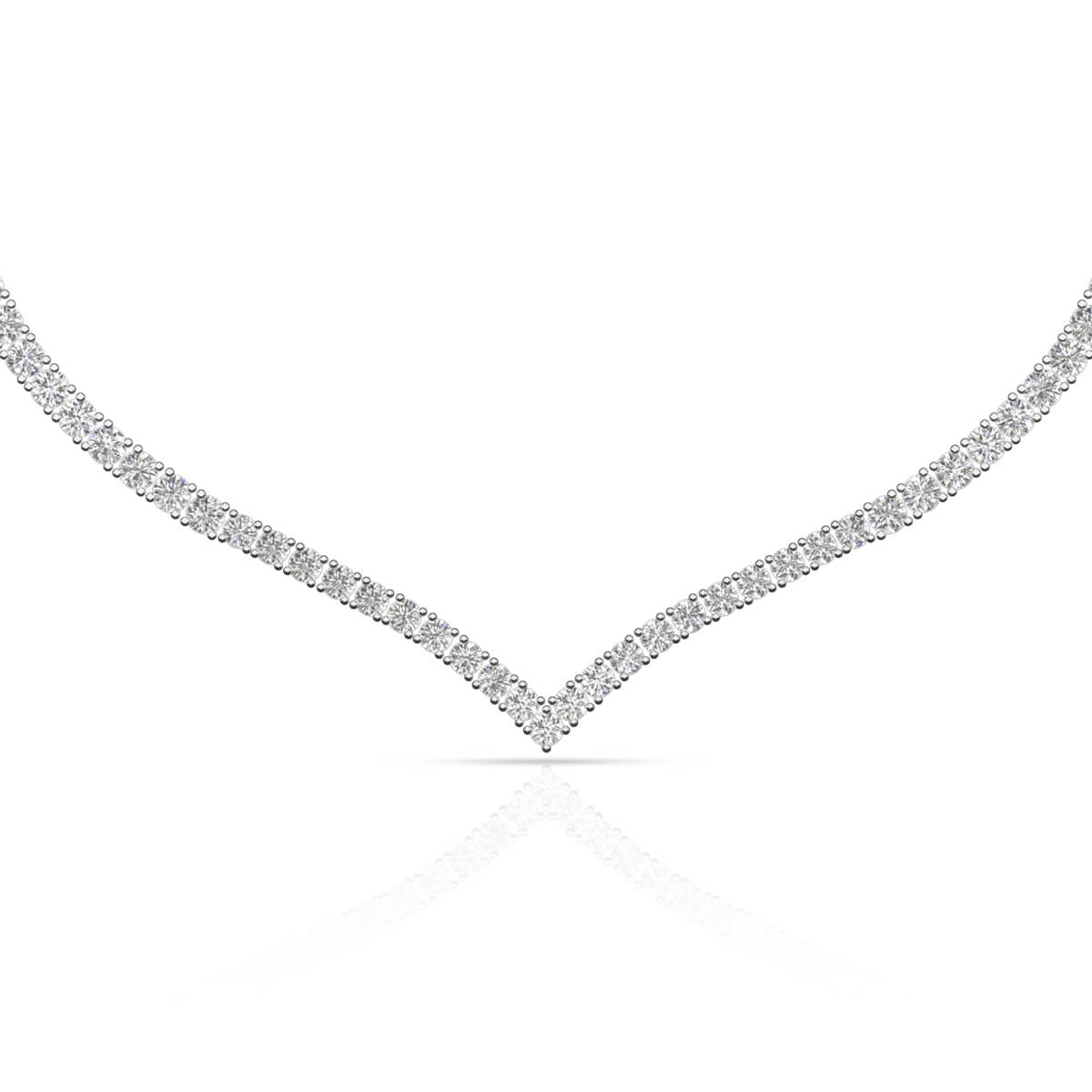 Modern Spark Diamond Short Necklace
