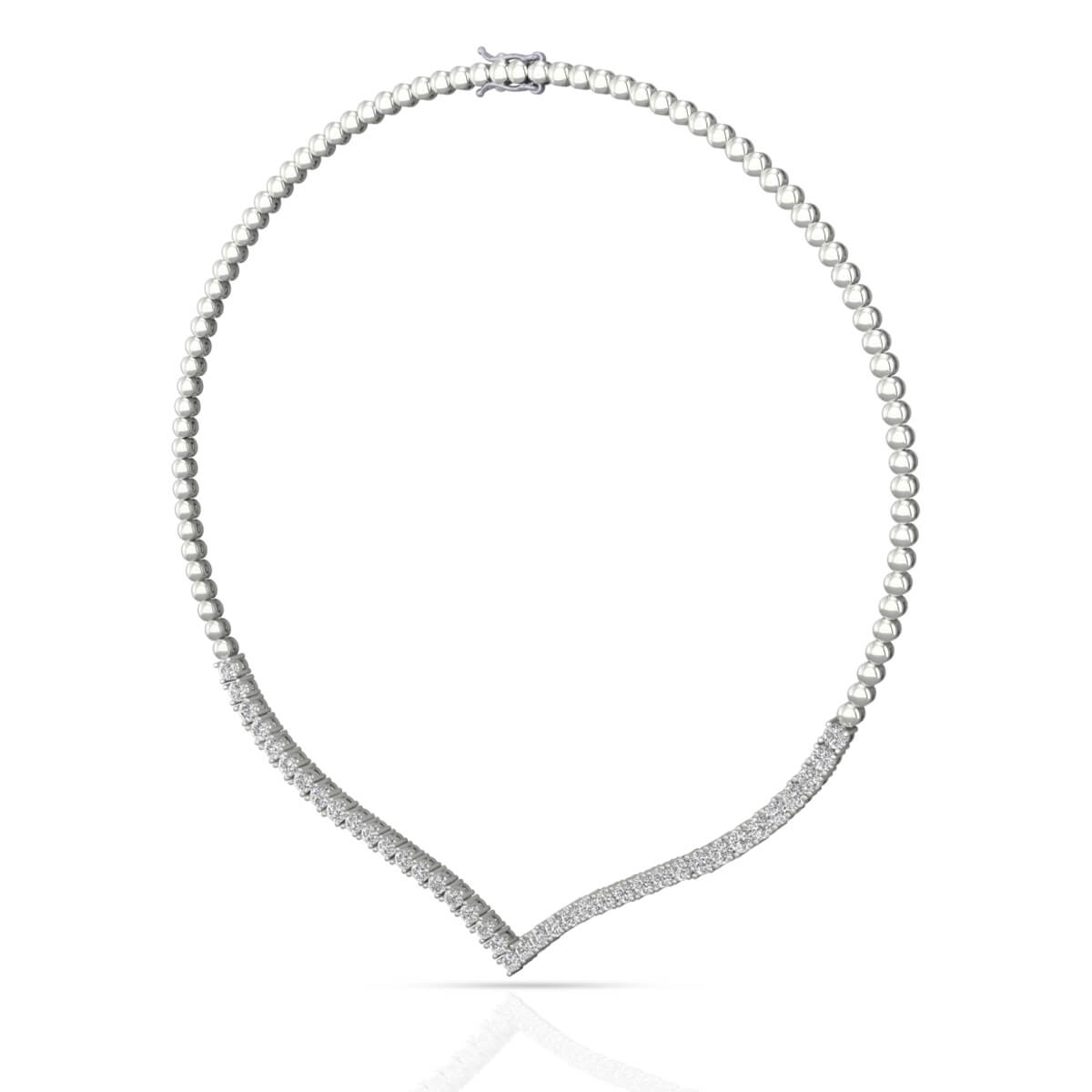 Modern Spark Diamond Short Necklace