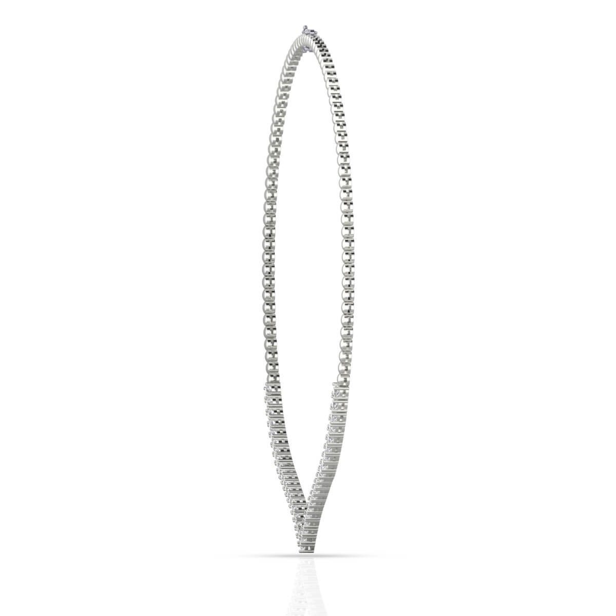 Modern Spark Diamond Short Necklace