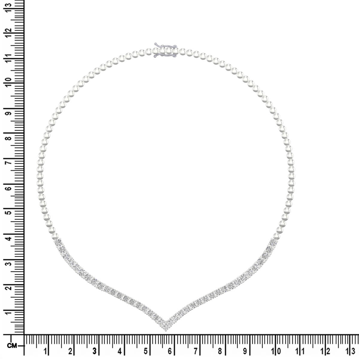 Modern Spark Diamond Short Necklace