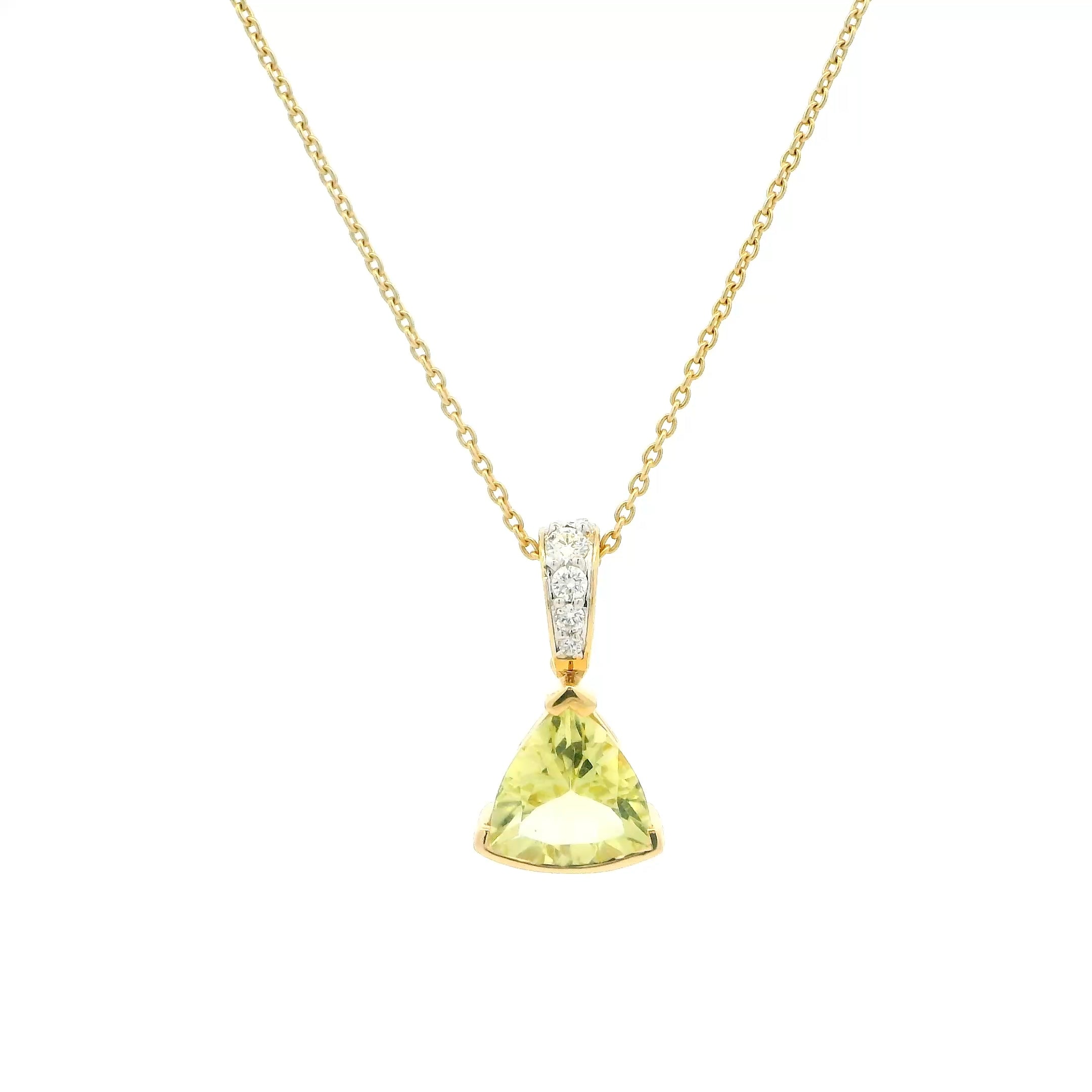18K Lab Grown Diamond Necklace