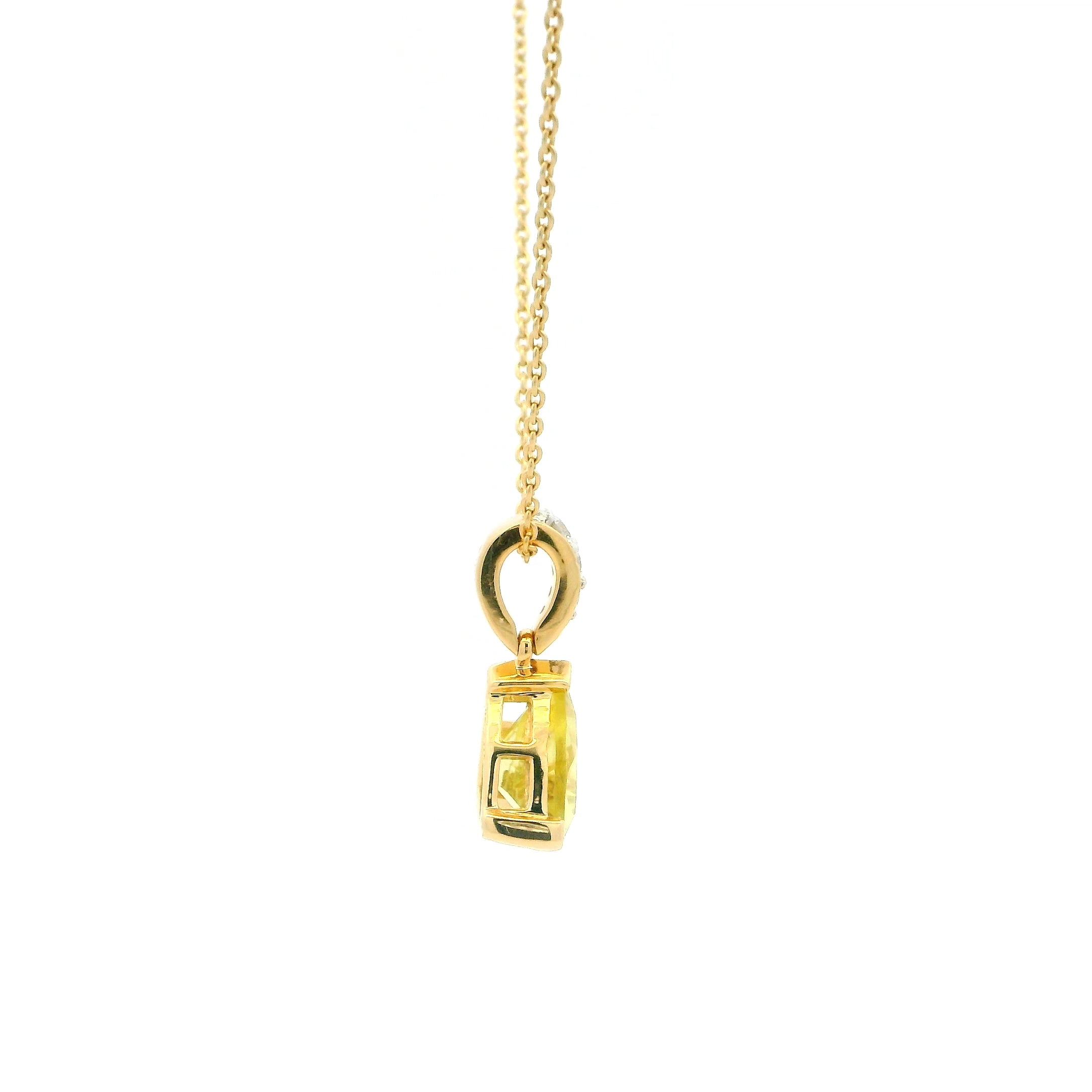 18K Lab Grown Diamond Necklace